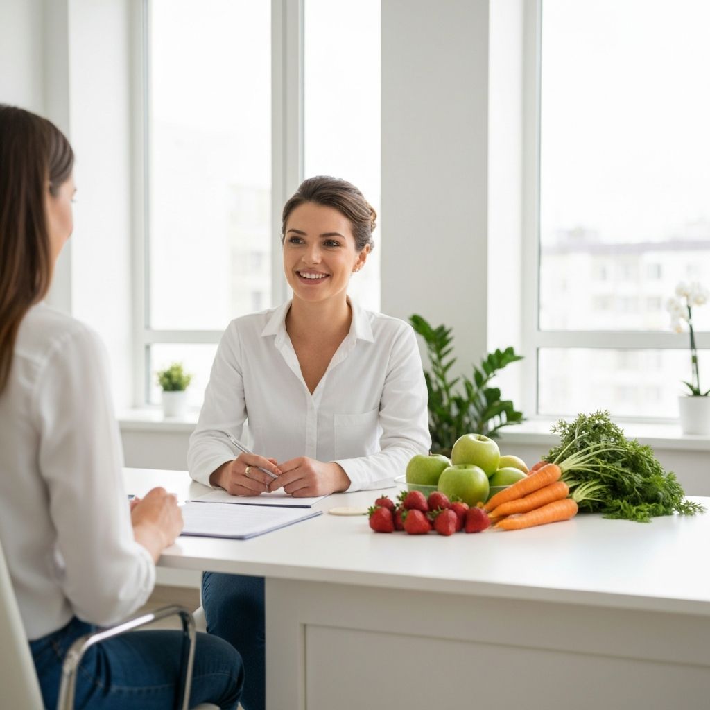 Healthy nutrition consultation
